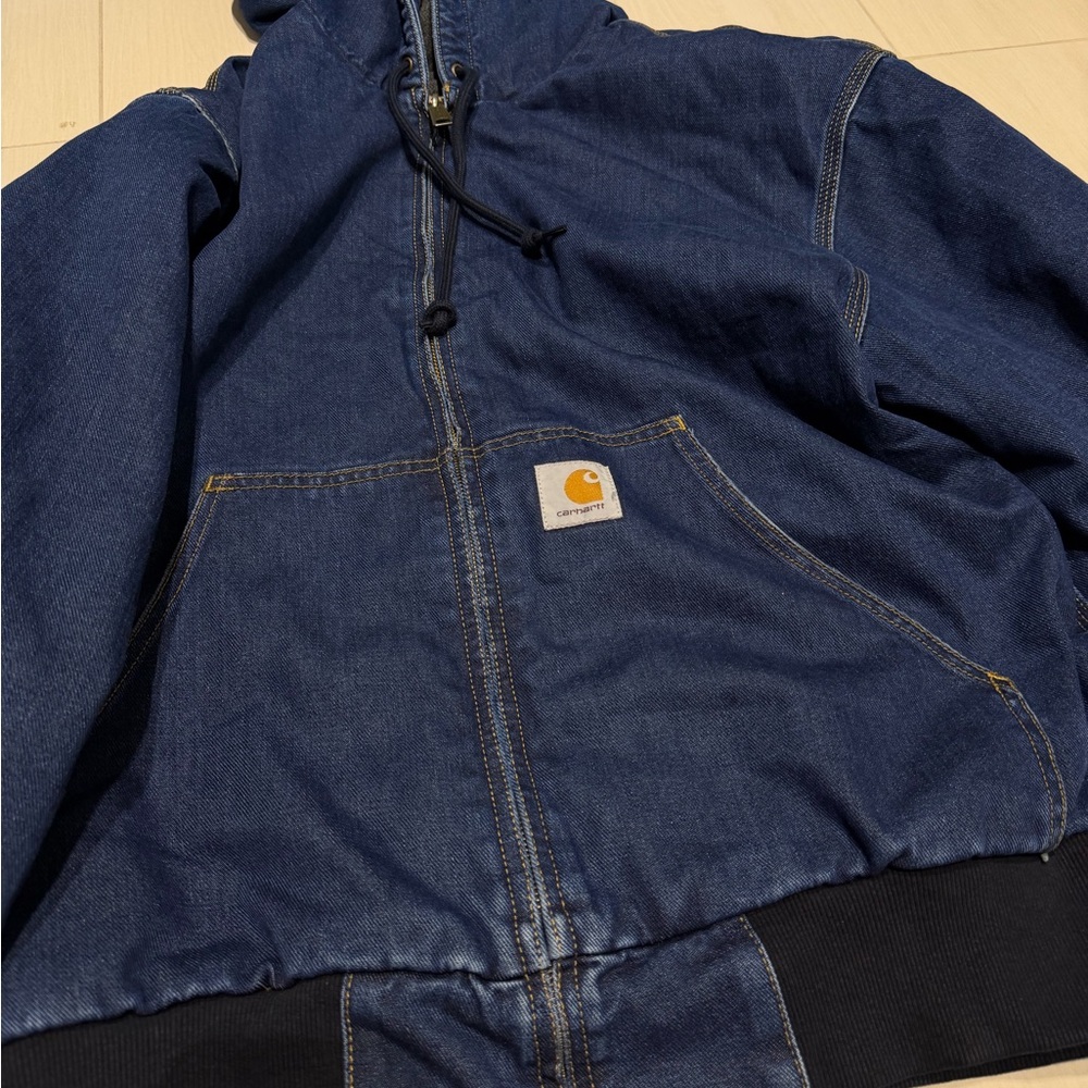 Carhartt Dark Blue Hooded Jacket